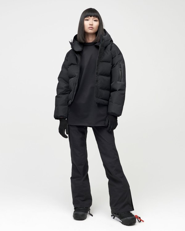 Templa Axial Shell hooded snow coat - Black