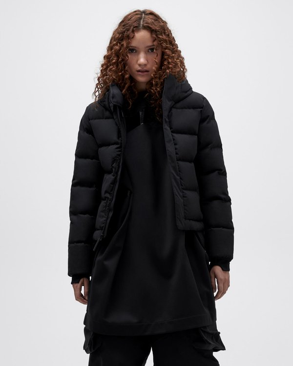 Templa | 3L Mor Oversized Puffer Coat - Black