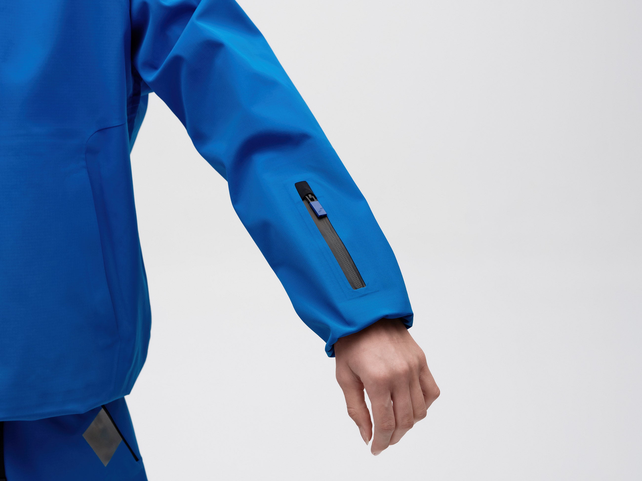 We11done X Templa Korax Ripstop Shell Hoodie - Cobalt Blue