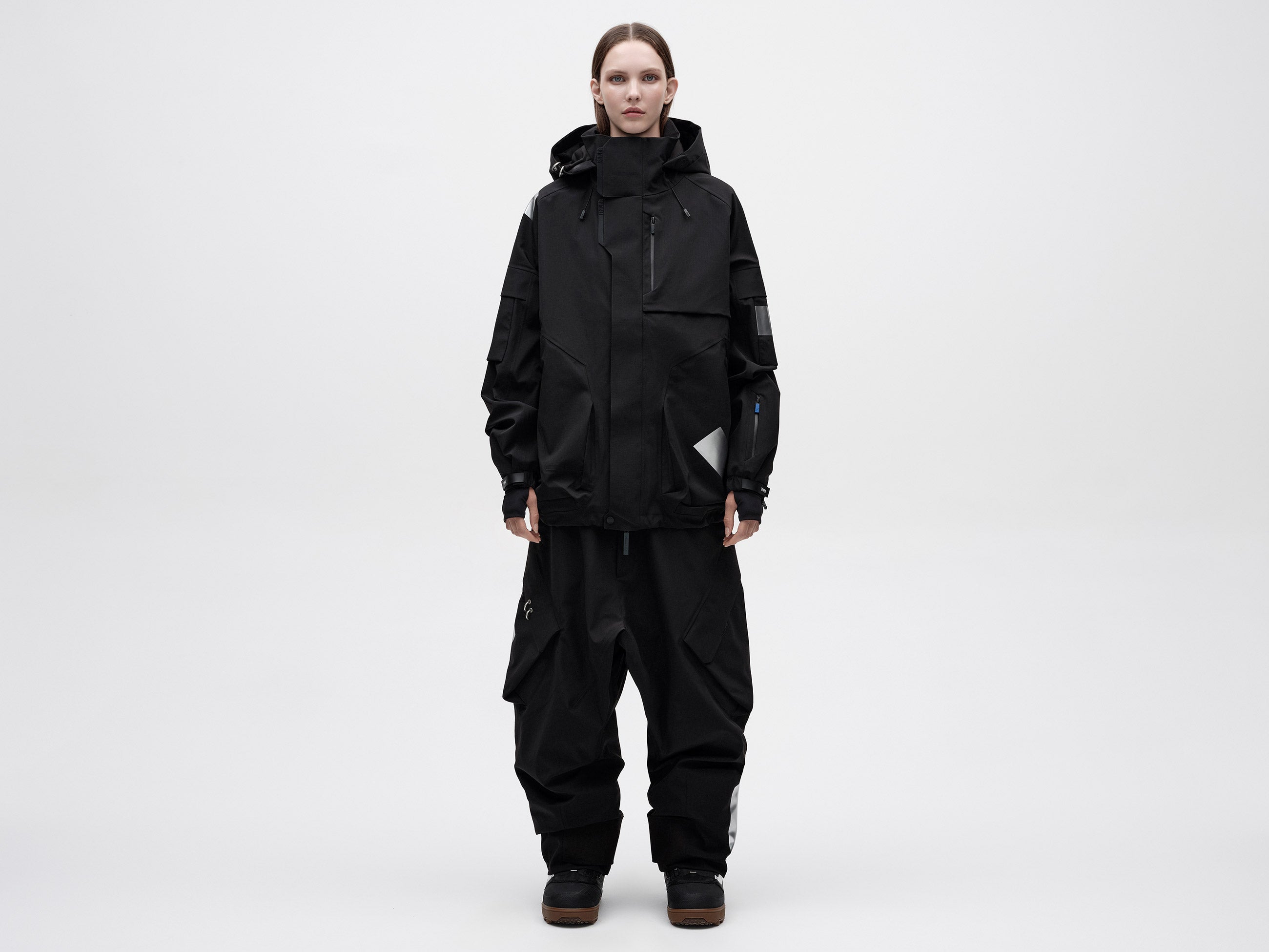 We11done X Templa Catalyst Ripstop Shell Coat - Black